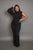 BOSS LADY ONE SHOULDER JUMPSUIT - BLACK