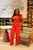 LADY IN RED TWO PIECE SET