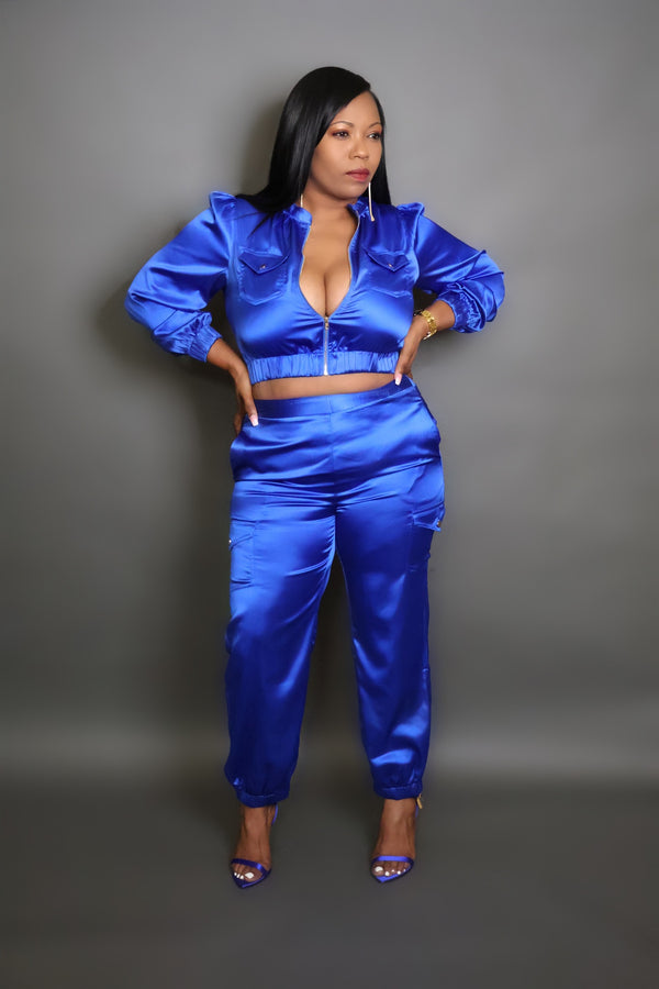 BET ON ME TWO PIECE SET - ROYAL