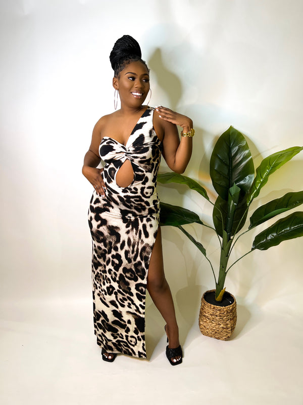 SEXY SAFARI MAXI DRESS