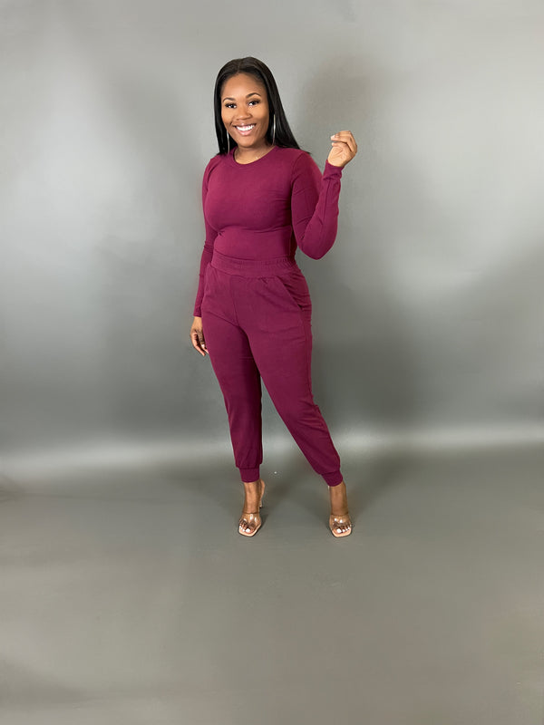 JASMINE TWO-PIECE JOGGER SET