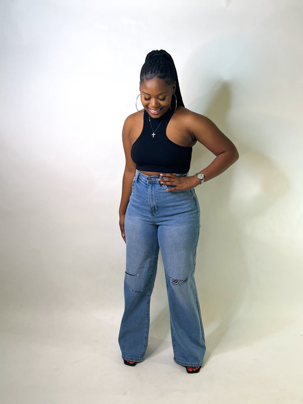 JALISSA WIDE LEG JEANS